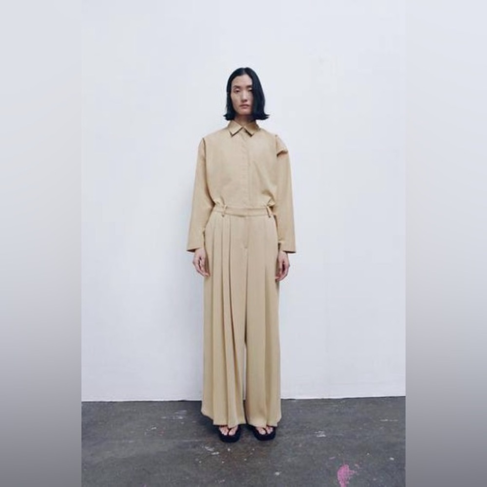 NWT Zara Loose Fit Trouser - Picture 2 of 3